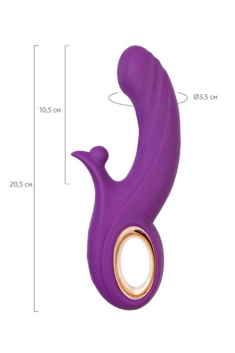 Vibrating roller with Up&Down functions by JOS Julli, silicone, purple, 20.5 cm Vibrating roller with Up&Down functions by JOS Julli, silicone, purple, 20.5 cm