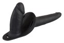 Double Strap On Black Silicone Double Strap On Black Silicone