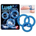Lust 3 Cock Rings blue Lust 3 Cock Rings blue