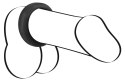 Black Velvets Cock Ring 3.8 cm Black Velvets Cock Ring 3.8 cm