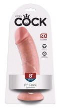 King Cock 8 inch Skin-coloured King Cock 8 inch Skin-coloured