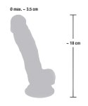 Medical Silicone Dildo 18 cm Medical Silicone Dildo 18 cm