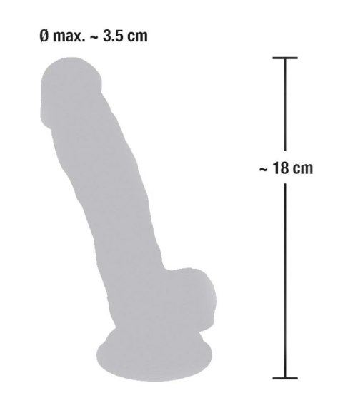Medical Silicone Dildo 18 cm Medical Silicone Dildo 18 cm