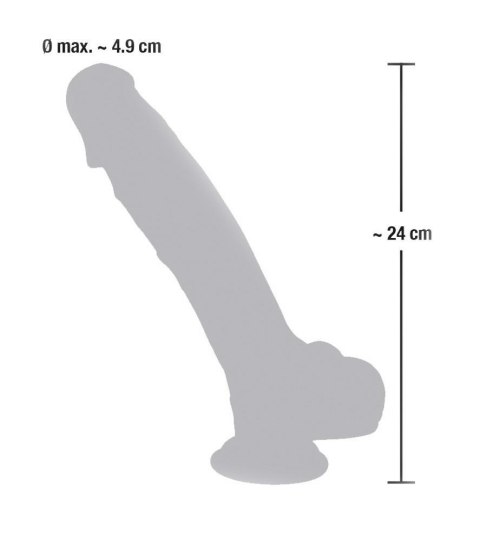 Medical Silicone Dildo 24 cm Medical Silicone Dildo 24 cm