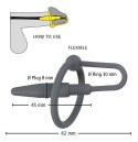 Penis Plug with Glans Ring Penis Plug with Glans Ring
