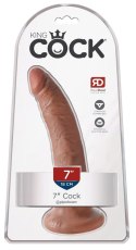 King Cock 7" Cock Tan King Cock 7" Cock Tan