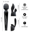 Massage Wand & 2 Attachments Massage Wand & 2 Attachments