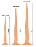 Super Long Butt Plug Set flesh Super Long Butt Plug Set flesh