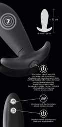 Y2T Black RC Vibro Plug Y2T Black RC Vibro Plug