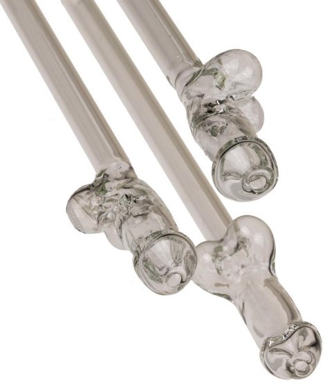 Glass Drinking Straw Willy x 4 Glass Drinking Straw Willy x 4