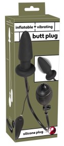 Inflatable vibrating butt plug Inflatable vibrating butt plug