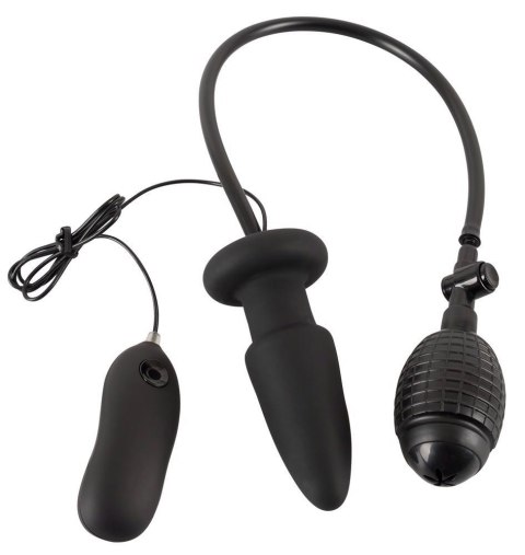 Inflatable vibrating butt plug Inflatable vibrating butt plug