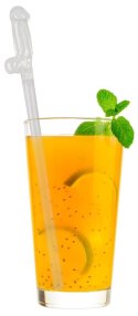 Glass Drinking Straw Willy x 4 Glass Drinking Straw Willy x 4