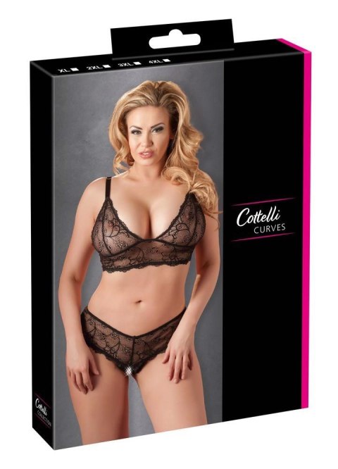 Bra and String black 2XL Bra and String black 2XL