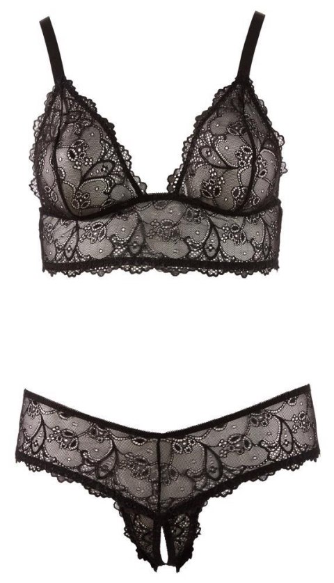 Bra and String black 2XL Bra and String black 2XL