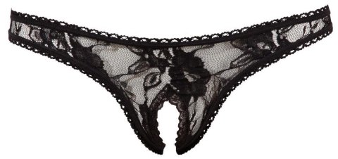 Crotchless String black L Crotchless String black L