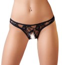 Crotchless String black S Crotchless String black S