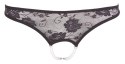 Lace String Pearls black XL Lace String Pearls black XL