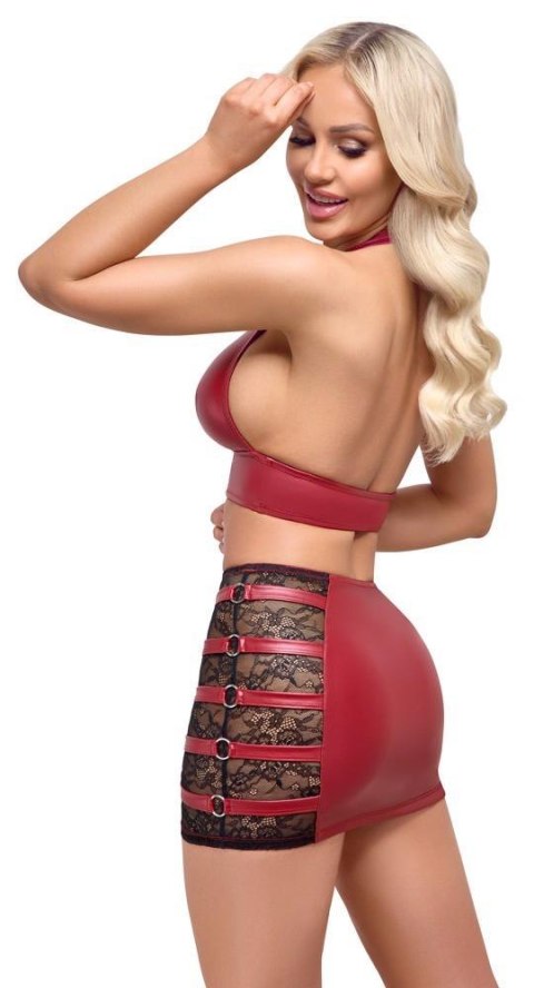 Top & Skirt red M Top & Skirt red M