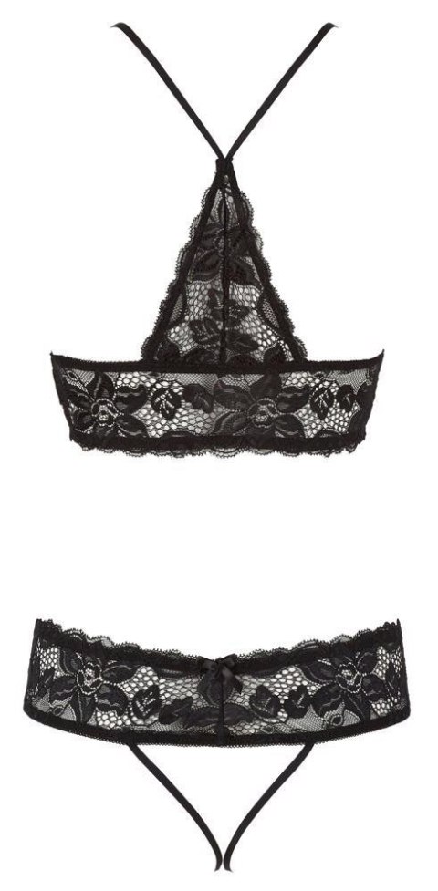 Top and String black L Top and String black L