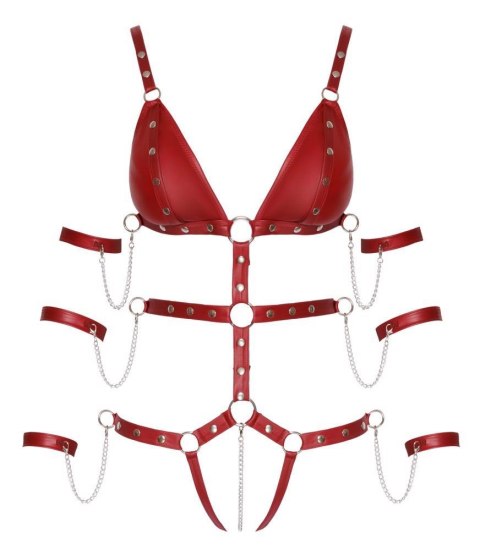 Bad Kitty Strap Body red S Bad Kitty Strap Body red S