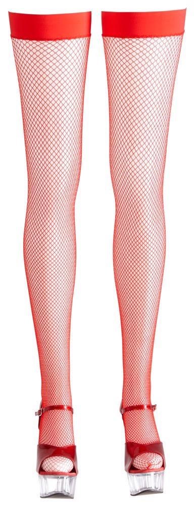 Hold-up Stockings red M Hold-up Stockings red M