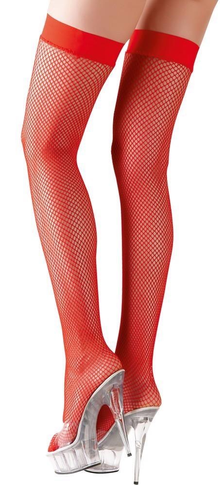 Hold-up Stockings red M Hold-up Stockings red M