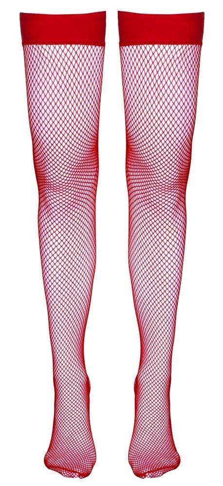 Hold-up Stockings red M Hold-up Stockings red M