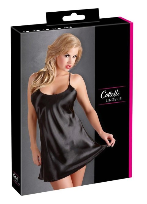 Satin Chemise Black XL Satin Chemise Black XL