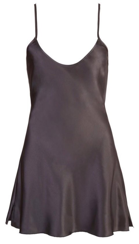 Satin Chemise Black XL Satin Chemise Black XL