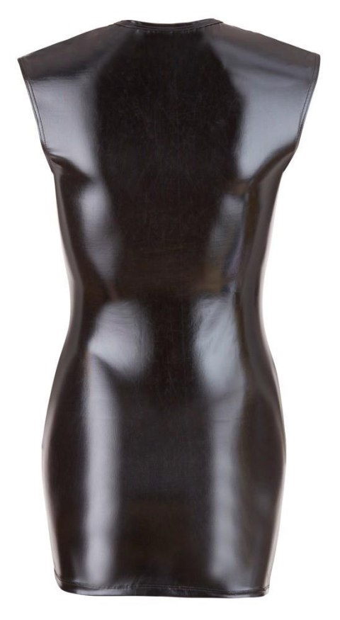 Wet Look Dress with Zip L Wet Look Dress with Zip L