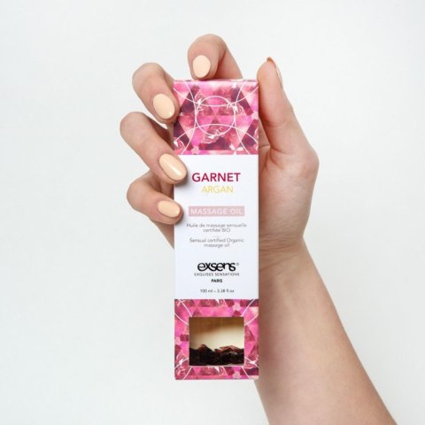 GARNET ARGAN Organic Massage Oil with stones 100ml GARNET ARGAN Organic Massage Oil with stones 100ml