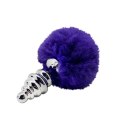 Plug-Metal Anal Fluffly Twist Plug S Dark Purple Plug-Metal Anal Fluffly Twist Plug S Dark Purple