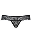 Bielizna- Miamor stringi otwarte czarne XXL Bielizna- Miamor stringi otwarte czarne XXL