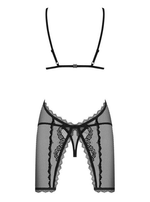Bielizna-Millagro koszulka i stringi czarna L/XL Bielizna-Millagro koszulka i stringi czarna L/XL