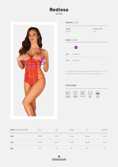 Bielizna-Rediosa body otwarte S/M Bielizna-Rediosa body otwarte S/M