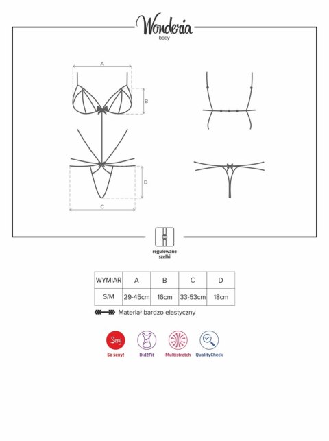 Bielizna-Wonderia body S/M Bielizna-Wonderia body S/M