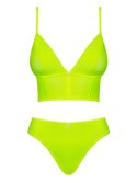 Neonia top i figi żółty S/M