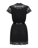 Bielizna-810-PEI-1 szlafrok czarny XXL