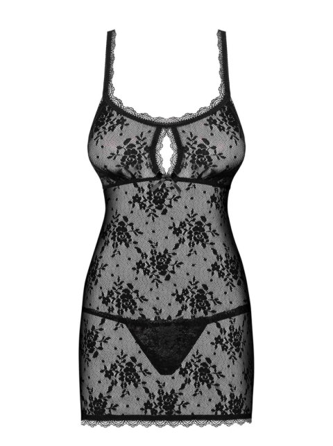 Bielizna-Behindy babydoll i stringi czarne L/XL Bielizna-Behindy babydoll i stringi czarne L/XL