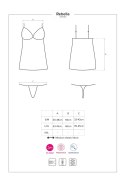 Bielizna-Redella koszulka i stringi czarna S/M Bielizna-Redella koszulka i stringi czarna S/M