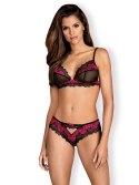 Bielizna-Tulia komplet 2-częściowy czarny S/M Bielizna-Tulia komplet 2-częściowy czarny S/M