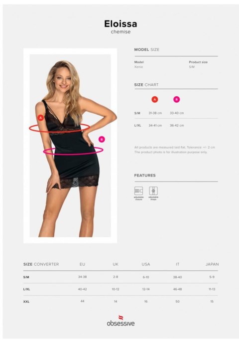 Eloissa koszulka i string S/M Eloissa koszulka i string S/M