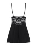 Bielizna-810-BAB-1 babydoll i stringi czarna S/M Bielizna-810-BAB-1 babydoll i stringi czarna S/M
