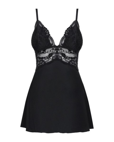 Bielizna-810-BAB-1 babydoll i stringi czarna S/M Bielizna-810-BAB-1 babydoll i stringi czarna S/M