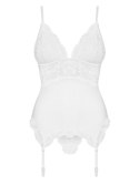 Bielizna-810-COR-2 gorset i stringi biały L/XL Bielizna-810-COR-2 gorset i stringi biały L/XL
