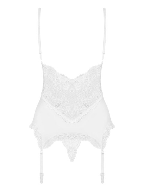 Bielizna-810-COR-2 gorset i stringi biały L/XL Bielizna-810-COR-2 gorset i stringi biały L/XL