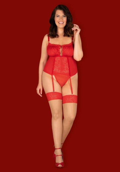 Bielizna-Blossmina gorset i stringi 4XL/5XL Bielizna-Blossmina gorset i stringi 4XL/5XL