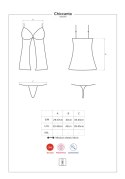 Bielizna-Chiccanta babydoll i stringi czarna L/XL Bielizna-Chiccanta babydoll i stringi czarna L/XL