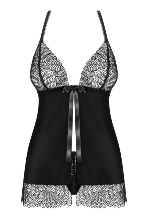 Bielizna-Chiccanta babydoll i stringi czarna S/M Bielizna-Chiccanta babydoll i stringi czarna S/M